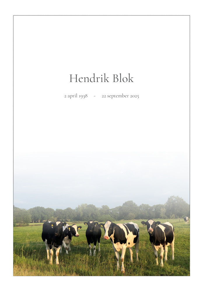 Hendrik Blok - 22 september 2025
